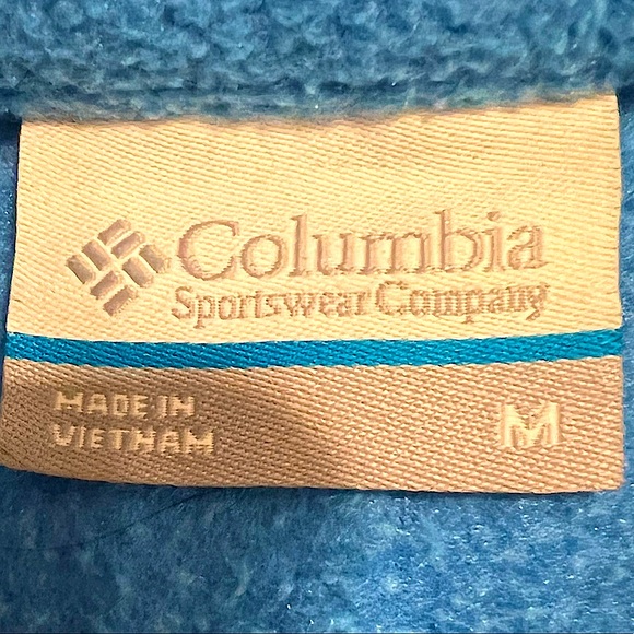 Columbia Full Zipper Fleece Jacket in Blue - Picture 4 of 12